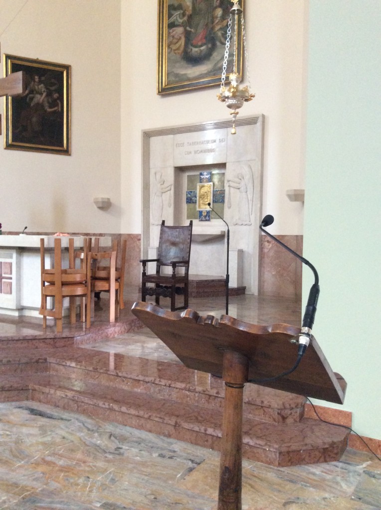 Installazione impianti audio BESANA IN BRIANZA-VALLE GUIDINO – PARROCCHIA S. MARIA ASSUNTA