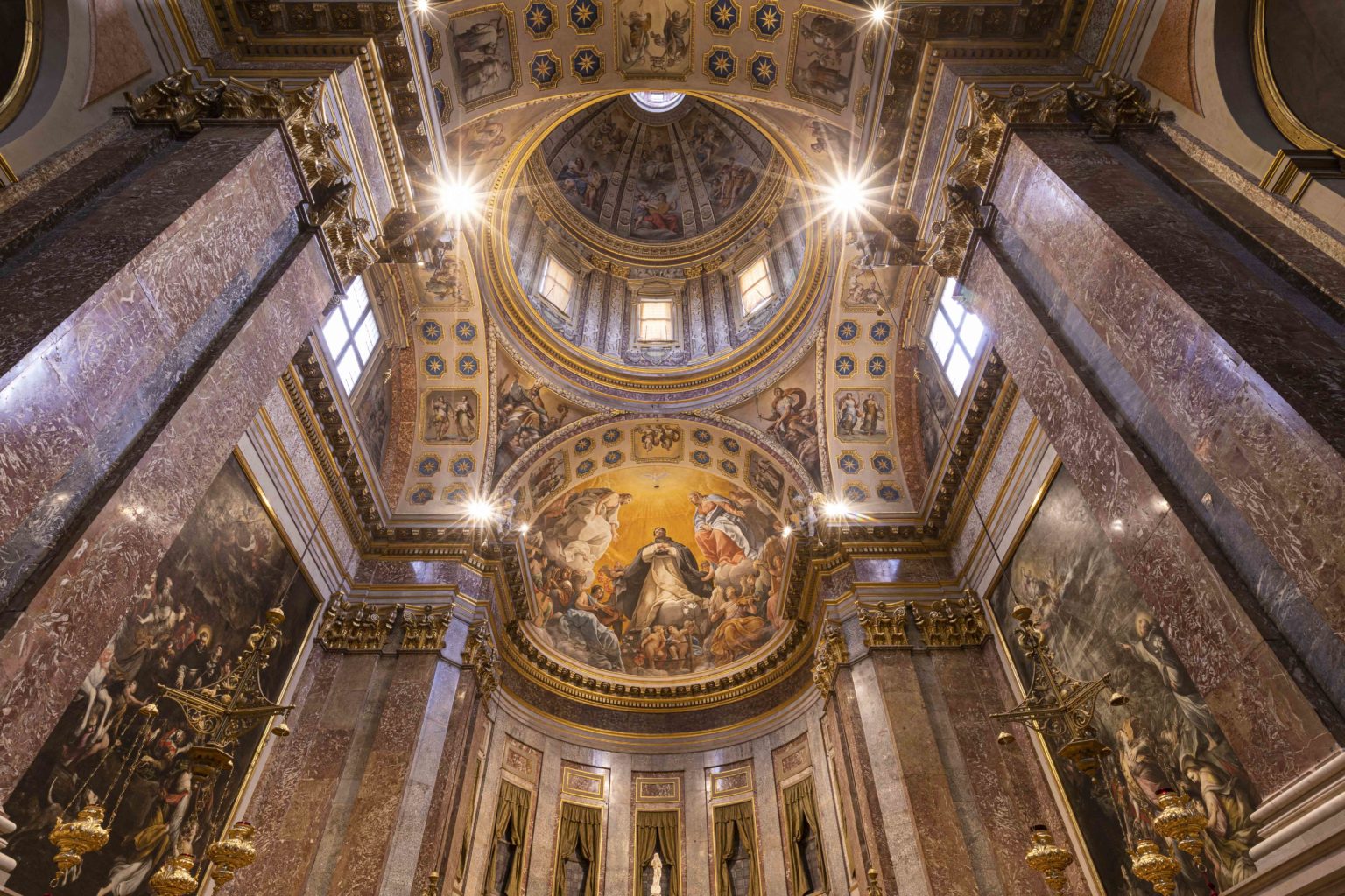 Illuminazione artistica chiese BOLOGNA- BASILICA S. DOMENICO