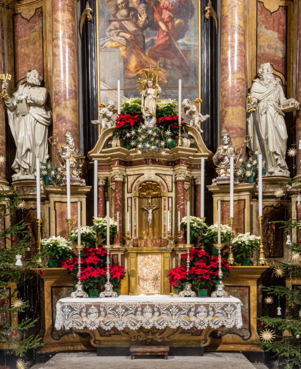 Illuminazione artistica chiese CORTINA D’AMPEZZO – BASILICA SS. FILIPPO E GIOVANNI