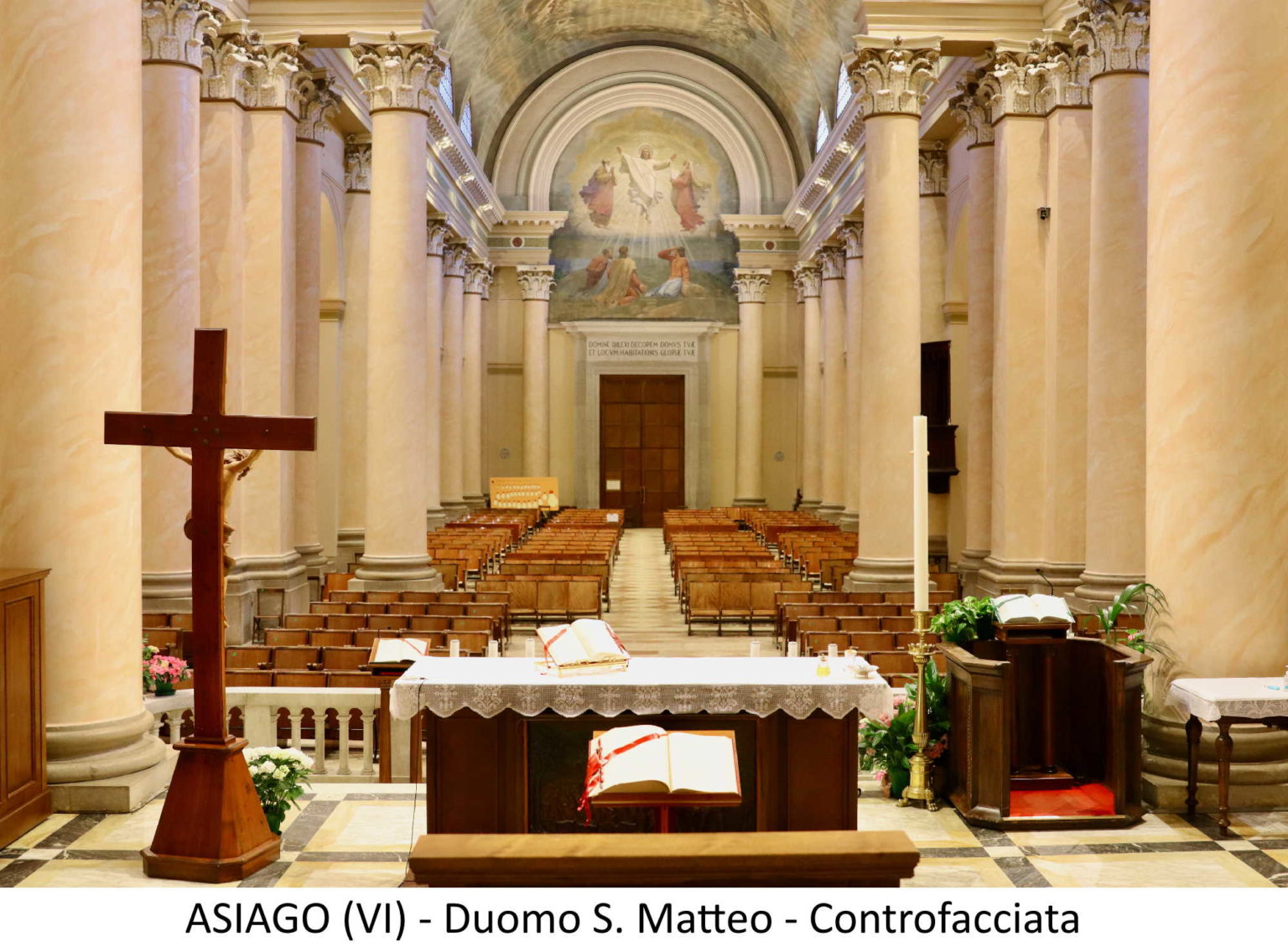 002 Controfacciata Illuminazione Melloncelli - ASIAGO (VI) - Duomo S. Matteo