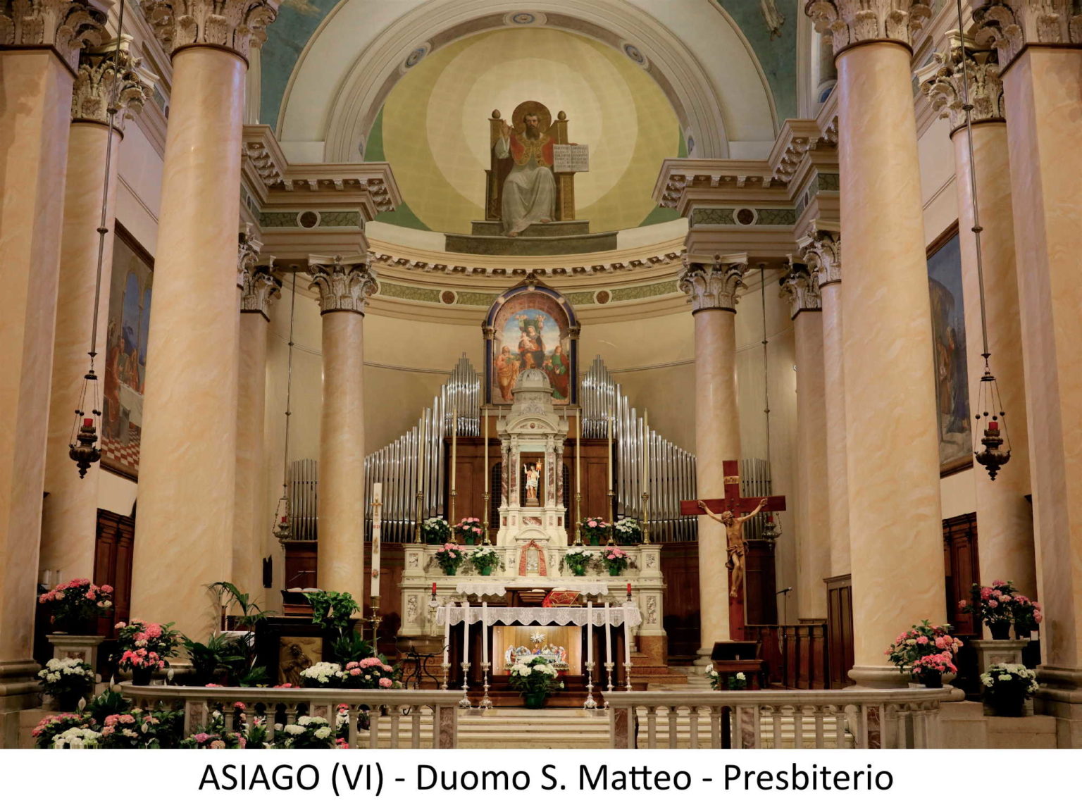 003 Presbiterio Illuminazione Melloncelli - ASIAGO (VI) - Duomo S. Matteo