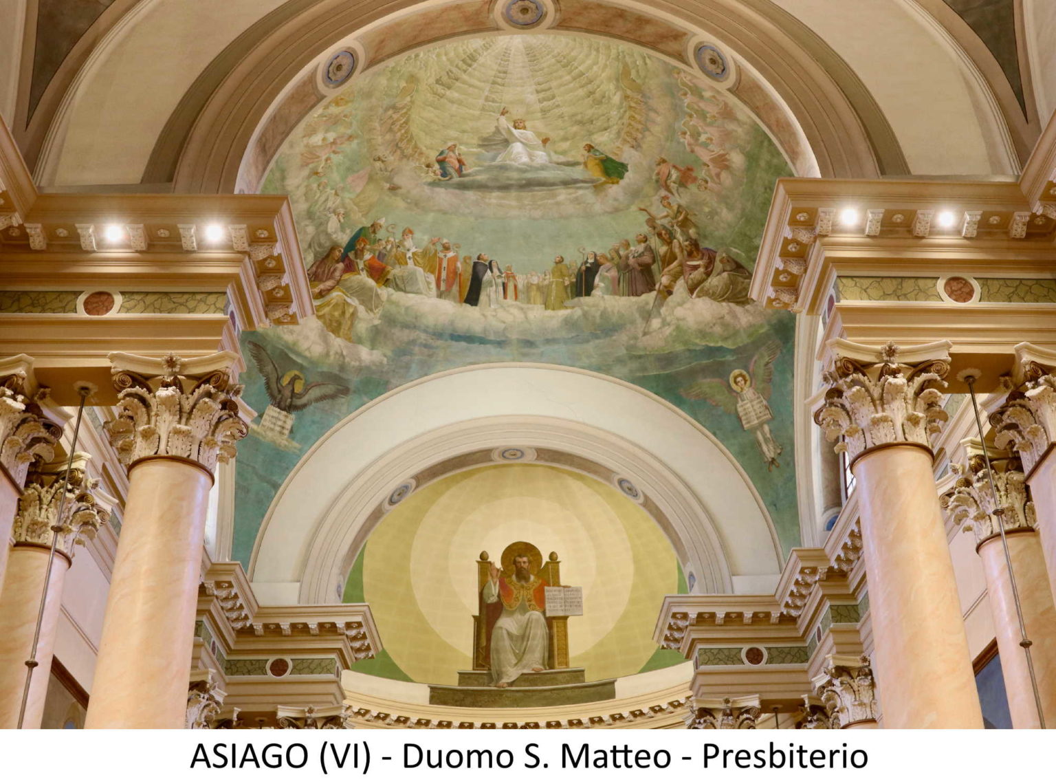 004 Volta Presbiterio Illuminazione Melloncelli - ASIAGO (VI) - Duomo S. Matteo