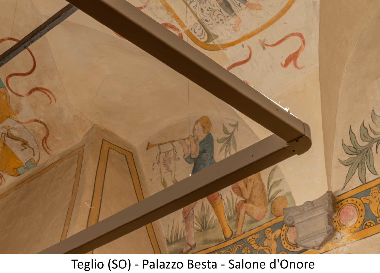 Illuminazione Melloncelli - Teglio (SO) - Palazzo Besta - Salone d'Onore