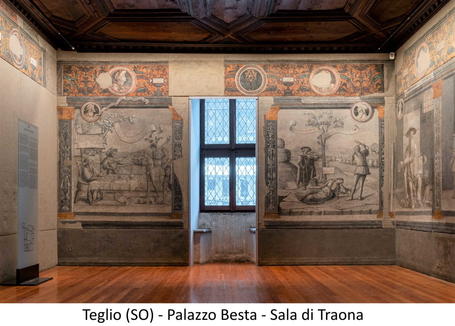 Teglio (SO) - Palazzo Besta - Sala di Traona