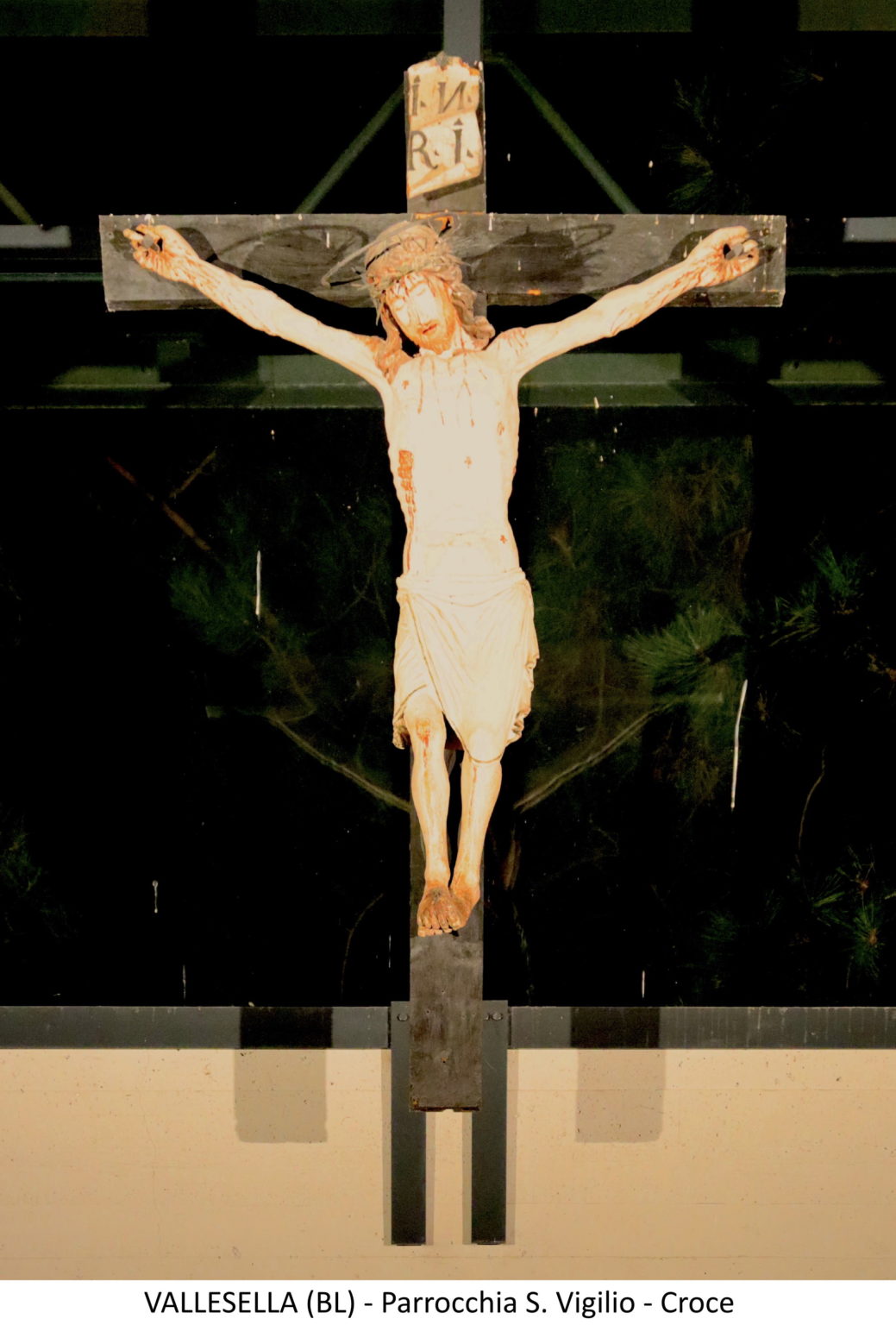 Croce Illuminazione Melloncelli - VALLESELLA (BL) - Parrocchia S. Vigilio